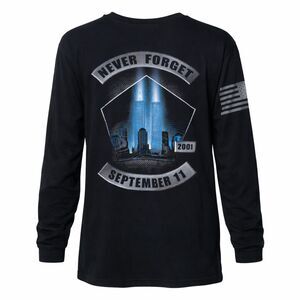 GRUNT STYLE SEPTEMBER 11 NEVER FORGET EVERYDAY COTTON AMERICA CREWNECK T-SHIRT